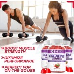 OEM Watermelon Creatine Gummies for Muscle Strength - Sports Supplements for Adults