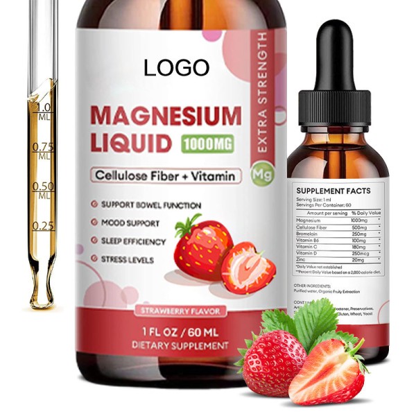 Liquid Magnesium Citrate Drops with CoQ10 & Ashwagandha