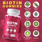 OEM/ODM Private Label Biotin Gummy Vitamin Supplement for Hair Skin & Nail Health