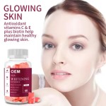Best Skin Whitening Marshmallowing Lightening Even Skin Tone Gummies Remove Black Spot Biotin Collagen