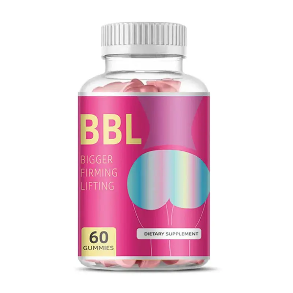 Natural Fenugreek Motherwort Dong Quai Butt Enhancement Gummies for Women Hip Lifting Firming Plumping Supplement