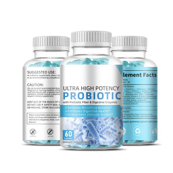 Women's Prebiotic Probiotic Gummies With Cranberry - Dual Support for Digestive and Immune Health