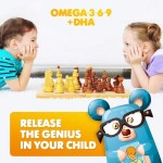 WELLBODY Halal Natural Organic Omega 3 DHA Kids Gummies for Vitamin and Brain Support | Private Label Factory Supply