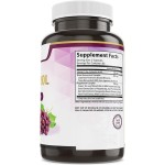 Premium Resveratrol Capsules for Cardiovascular Support and Immune Health 60 Capsules
