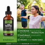 Extra-Strength Chlorophyll Liquid Drops  - Peppermint Flavor for Daily Detox & Immune Support