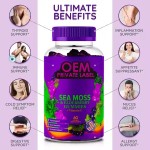 Organic Body Enhancing Vitamin Seaweed Immune and Digestive Supplement Adult Detox Skin Health Herbal Extract