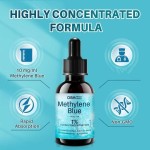 Methyl Blue 1%-Liquid Drops Strength Formula Increased Absorption Brain Supplement Cleaning and Detoxifying
