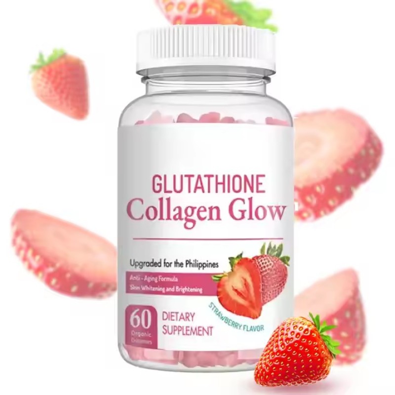 Skin Brightening and Whitening Collagen Candy Supplement with L-Glutathione Skin Replenishment and Brightening