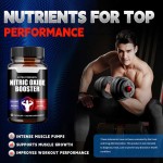 OEM Premium Nitric Oxide Supplement with L-Arginine & Maca Root - Extra Strength Muscle Support for Men