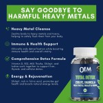 Premium Zeolite Detox Gummies with Chlorella and Milk Thistle for Heavy Metal Cleansing 60 Gummies