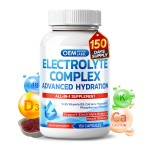 Electrolyte Complex Capsules - 9-in-1 Formula with Vitamin D3 & Calcium, Supports Hydration & Muscle Function