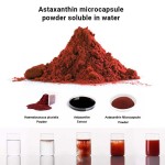 1%-10% Custom Natural Astaxanthin Powder From Haematococcus Pluvialis - Premium Water-Soluble Antioxidant Extract