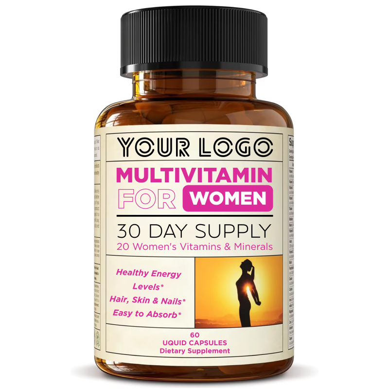 Women's Multivitamin & Minerals Capsules - for Hair, Skin, Nails, Mood & Energy Support, Beauty Care Supplement