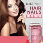 OEM Factory's Own Brand Vegetarian Collagen Gummy Candy Beauty Salon Nail Biomarin Gummy Candy