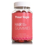 Bear Vegan Hair Growth Gummy Vitamins with Biotin for Stronger Hair Skin and Nails 60 Gummies