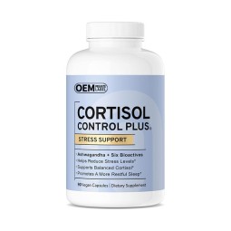 OEM Cortisol & Vitamin Blend Capsules - Promote Relaxation, Stable Sleep, and Balanced Cortisol Levels