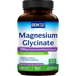 Magnesium Glycine Capsules Healthy Sleep Muscle Recovery Magnesium Threonine Supplement