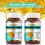 Organic Turmeric Black Pepper Powder Vitamin Supplement Turmeric Extract Soft Capsules Not Suitable for Pregnant Women