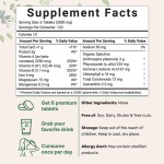 Premium Organic 2000mg Spirulina Chlorella Tablets Custom OEM/ODM Bulk Vegan Superfood Supplement for Adults Vitamins