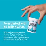 Probiotic Capsules 60 Billion CFU Probiotics Digestive Intestinal Health Probiotic Supplements for Men and Women