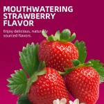 Strawberry Gummies With Vitamin Biotin Hair Nail Skin Growth Gummies for Women Supports Hair and Nail Health