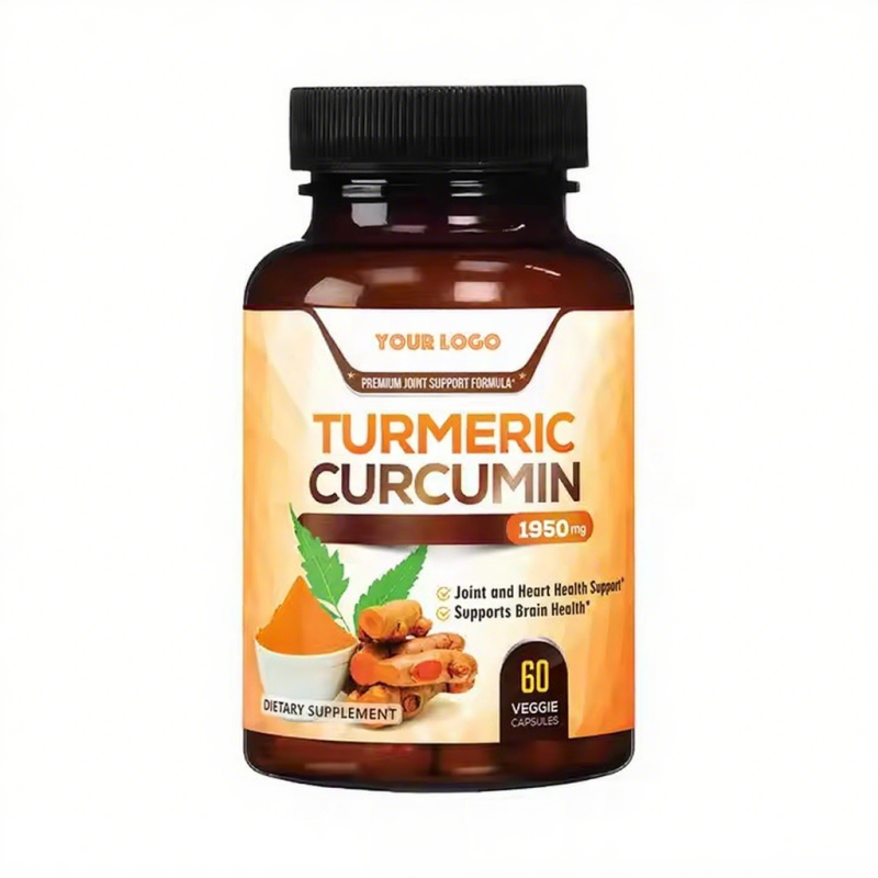 Turmeric Curcumin Capsules Curcuminoids Black Pepper Vegan Joint Support Organic Ginger Turmeric Capsules