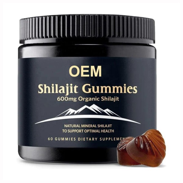 Hot Sale Vegan Shilajit Soft Candies - Chaga Ashwagandha Infused Vitamin Supplement for Immunity