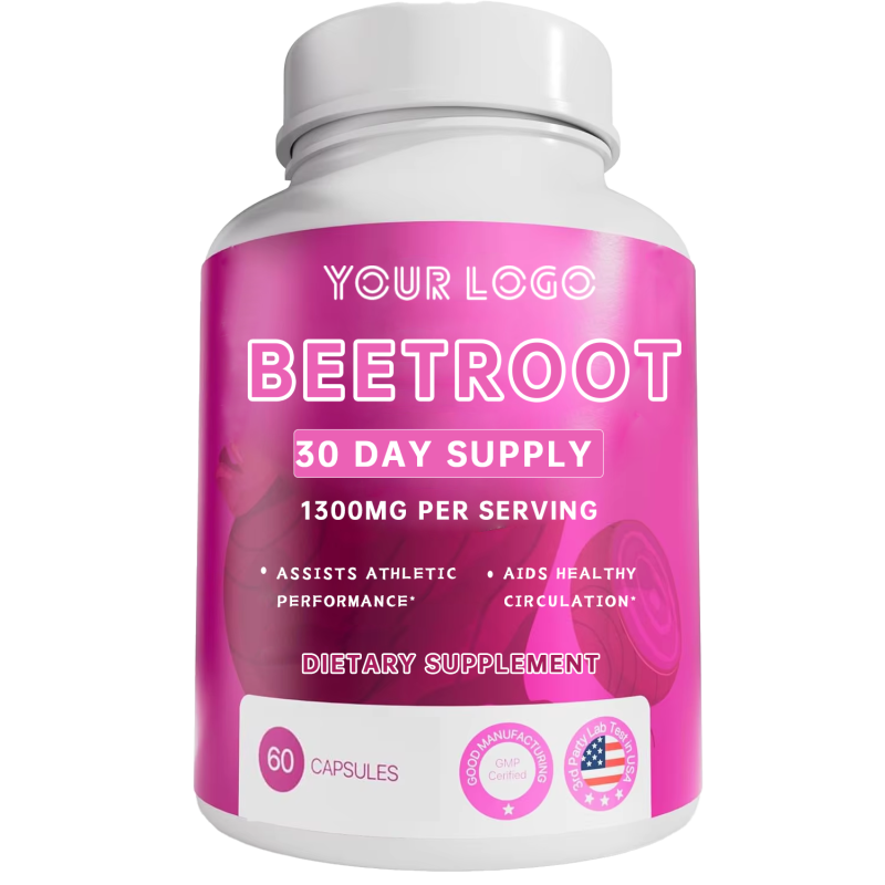 Beet Root Capsules with Nitric Oxide Boost: Athletic Endurance Enhancer & Blood Flow Support for High-Intensity Training Adults