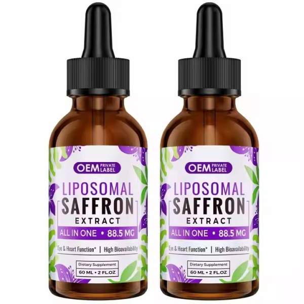 Liposomal Turmeric Extract Drops Supplement Oral Liquid Ashwagandha Curcumin Magnesium Zinc Mood Energy