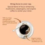 OEM Instant Mushroom Coffee Powder with Lions Mane, Chaga, and Cordyceps for Focus and Energy 300g