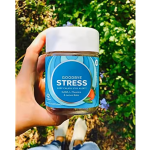 Stress Relief Gummies with GABA L-Theanine & Lemon Balm for Calm Mood Support & Mental Alertness Supplement
