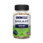 Shilajit Capsules - Fulvic Acid Rich Resin Extract for Cellular Energy & Detox