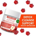 Apple Cider Vinegar Gummies with Vitamin B12 & Folic Acid - Detox Cleanse & Metabolism Booster for Energy & Weight Management