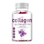 Private Label Marine Collagen Peptides Biotin Gummies for Skin, Nails & Hair Improvement