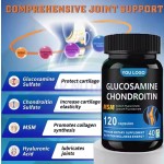 MSM Tablets for Health Support Joint Bone Collagen Glucosamine Chondroitin TK Supplements for Adults for Pregnant Women Halal
