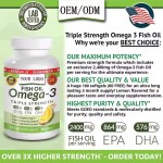 Adult Omega-3 Fish Oil Softgels with EPA and DHA Immune & Skin Health Supplement Beauty Product Effectiveness