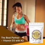 Immune Support Softgel Capsule 1000 IU D3 200MCG K2 Dietary Supplement for Adults 5000 IU Vitamin D3 K2 Pregnant Women