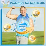 Men Digestive Health Enzymes Prebiotics Capsules for Saw Palmetto Cranberry Gut Immune Prostate Urinary Tract Health