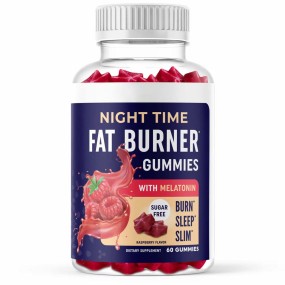 无糖夜间脂肪燃烧软糖与褪黑素睡眠支持食欲控制孕妇粉末剂型