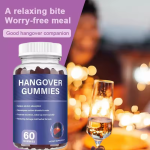 Private Label Vegan Hangover Relief Gummies With DHM and Milk Thistle for Liver Detox and Alcohol Metabolism Support