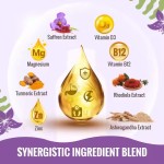 OEM Saffron Supplements Saffron Extract Liposomal Drops with Ashwagandha, Turmeric, Magnesium, Zinc, Vitamin B12 & D3 for Mood