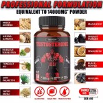 OEM Support Strength Immune Boost Energy Tribulus Terrestris Extract Maca Root Supplement Testo Supplement Ashwagandha Capsules