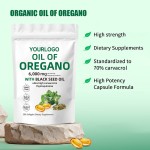 Adult Health Supplement Oregano Oil Soft Capsules Not for Pregnant Women Sterilization Antioxidant