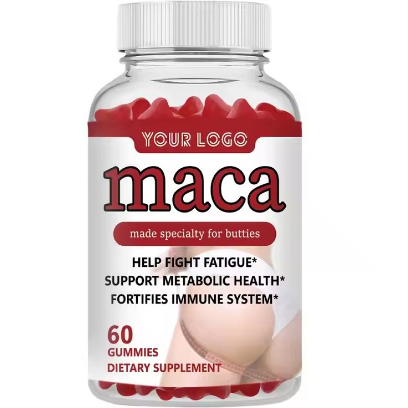 Maca Gummies Rich in Amino Acids Minerals and Vitamins Organic Maca Range to Enlarge Buttocks for Women Enhance Male Vitality