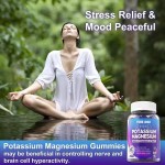 OEM Sugar-Free Sleep Gummies Supplement with Vitamin C, B6, B12, Potassium Citrate, and Magnesium Glycinate - Melatonin-Free