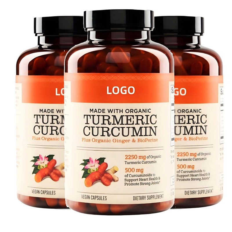 Organic Turmeric Curcumin Pills - Gluten-Free, Antioxidant & Heart Health, Daily Wellness Supplement