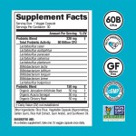 Probiotic Capsules 60 Billion CFU Probiotics Digestive Intestinal Health Probiotic Supplements for Men and Women