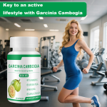 Garcinia Cambogia Capsules with 20:1 Extract - Turmeric, Green Tea & Arjuna for Body Shaping Support