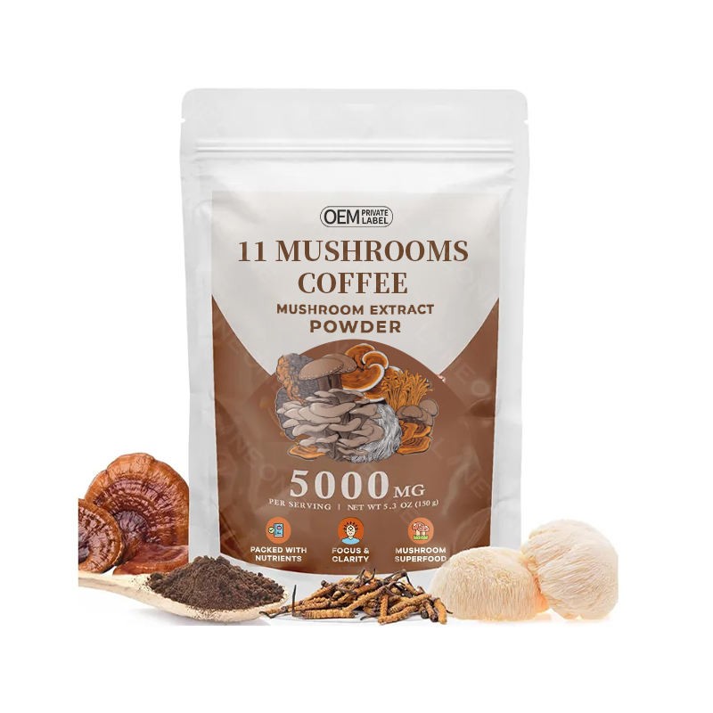 Organic Mushroom Coffee with Adaptogens & Probiotics | Lion's Mane & Cordyceps Complex