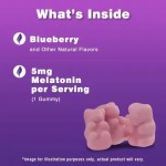 Melatonin Gummies 5mg Deep Sleep Gummy Candy Food Supplements for Promotes Brain Relaxation